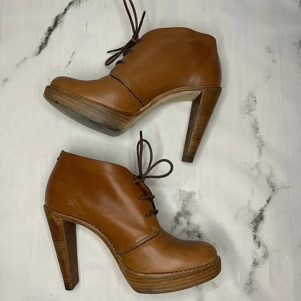 Cole Haan NikeAir Stephanie Leather Booties Size 5.5